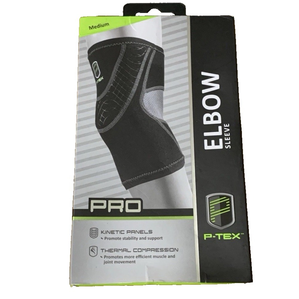P-TEX ** PRO ELBOW SLEEVE** " P-TEXE200" **BLACK **NEW** Medium